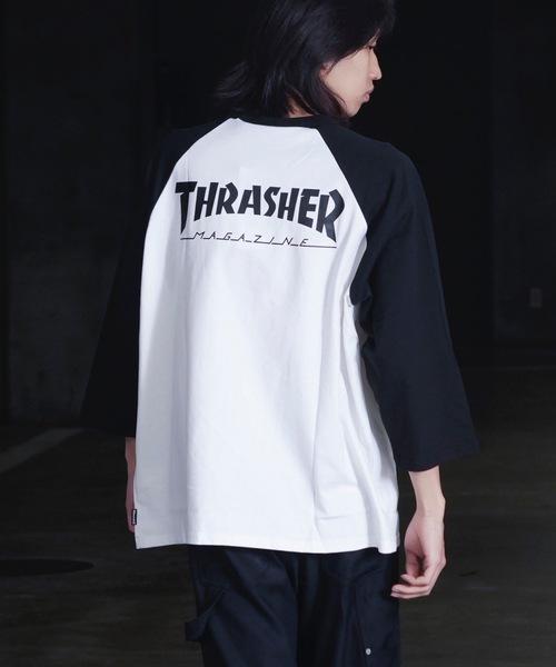 THRASHER（スラッシャー） tシャツ RAGLAN 3/4 SLEEVE T-SHIRTS 