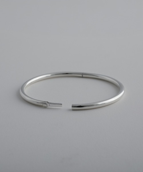 ROUND STONE BANGLE-SILVER925-バングル/ブレスレット whoseA（フーシー） バングル 「silver925」CircleBangle/サークル