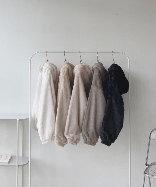 「AS KNOW AS plus」 ブルゾン FREE グレイッシュベージュ レディース_画像5