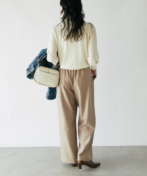 「RIVE DROITE」 タートルネックニット FREE オフホワイト レディース_画像4