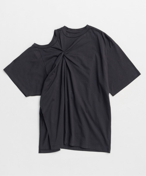 tシャツ Multiway Twist T-shirt/マルチウェイツイストTシャツ「MAISON SPECIAL/メゾンスペシャル」 レディース MAISON SPECIAL tシャツ Multiway Twist T-shirt/マルチウェイ