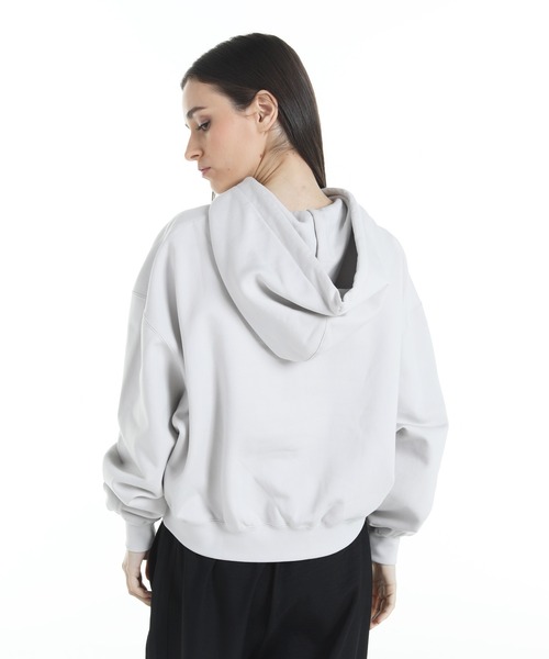 Y-3 パーカー W BRUSHED TERRY BOXY HOODIE レディース : ZOZOTOWN