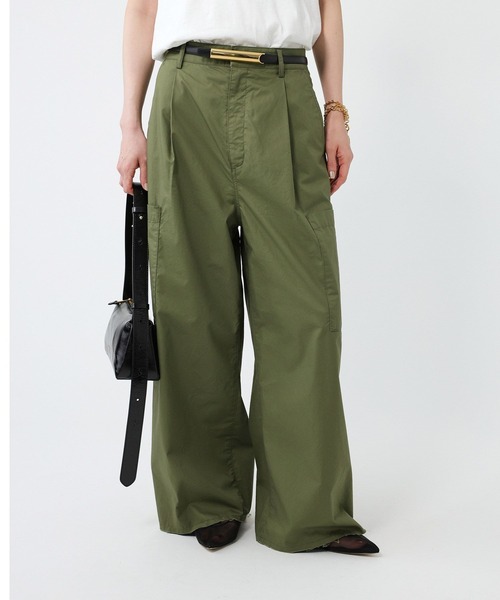 BABYLONE（バビロン） カーゴパンツ ツイルサテンカーゴパンツ