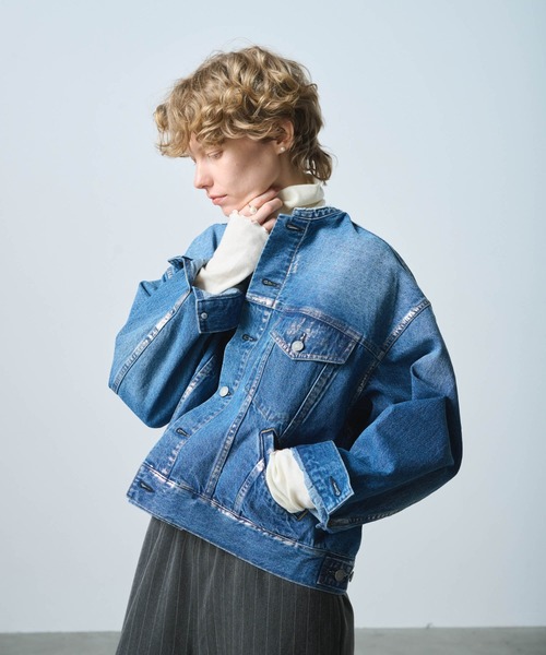 kha:ki（カーキ） デニムジャケット gジャン 「KHA:KI / カーキ」FOIL