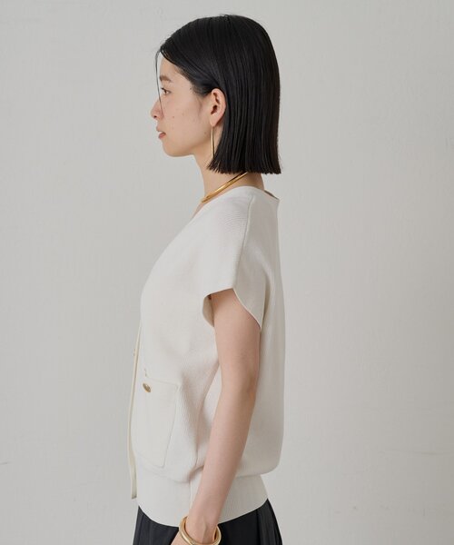 ニット セーター リネンコットンニュアンスフレンチプルオーバー レディース JOURNAL STANDARD relume ニット セーター リネンコットン