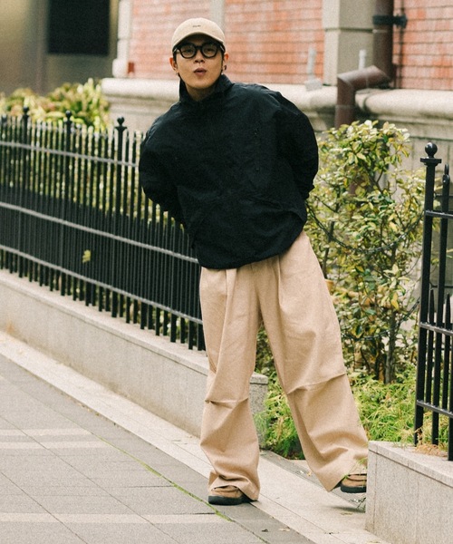 「CIASU」 マウンテンパーカー LARGE ブラック メンズ