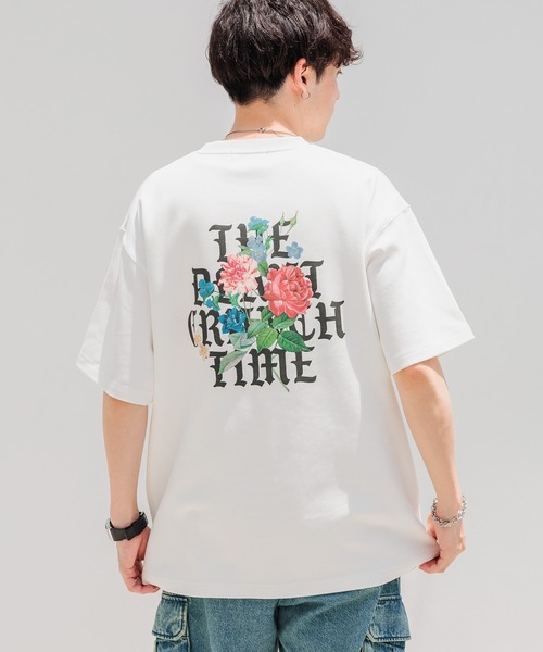 「RAGEBLUE」 半袖Tシャツ MEDIUM ホワイト メンズ