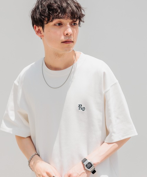 「RAGEBLUE」 半袖Tシャツ MEDIUM ホワイト メンズ