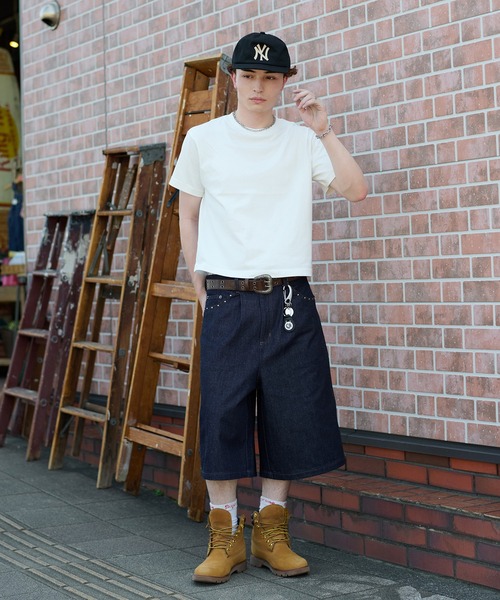 GAP バギーデニムショートパンツ リジット ジョーツ バギーデニムショートパンツのスタイリング | Gap公式オンライン