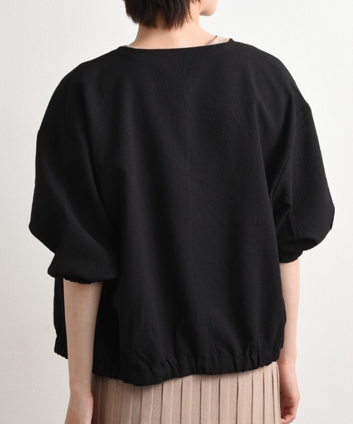 「INTERPLANET」 ジップアップブルゾン FREE ブラック レディース_画像6