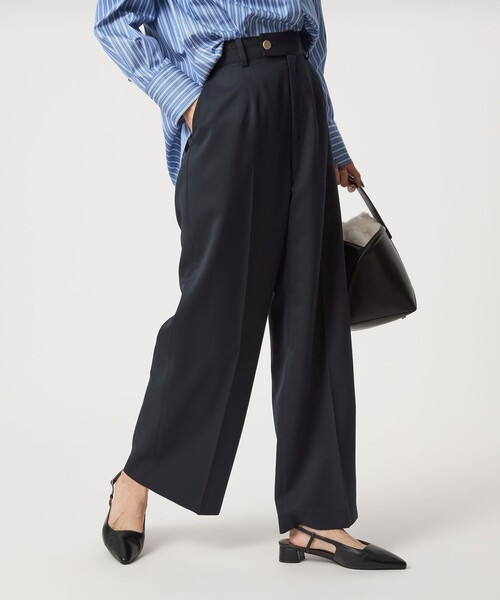 green label relaxing スラックス パンツ 「size SHORTあり