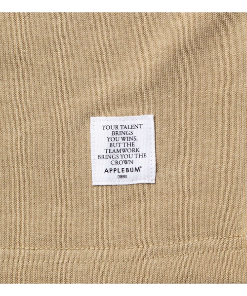 「APPLEBUM」 半袖Tシャツ LARGE ベージュ メンズ