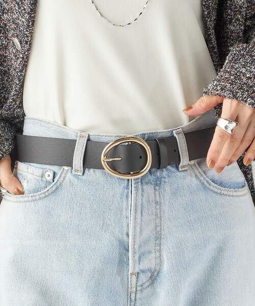 LEFIJE（レフィエ） ベルト LEFIJE: ラウンド バックル ベルト