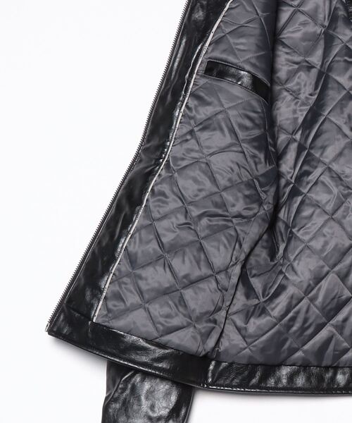 GUESS ムートンジャケット ムートンコート PU Leather Quilting