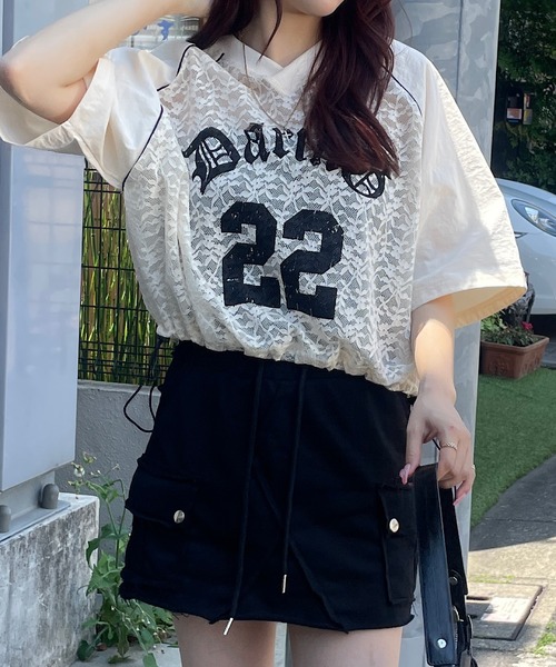 「ROGER AND RAW」 半袖Tシャツ FREE ブラック レディース_画像9