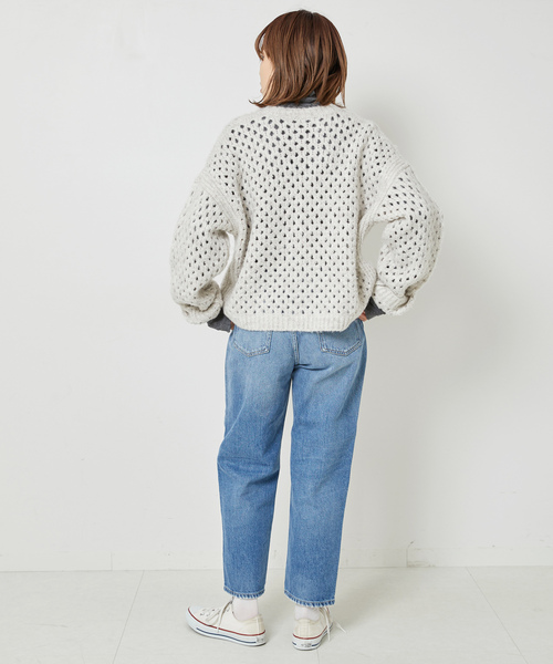 「Spick & Span」 長袖ニット FREE グレー レディース_画像2