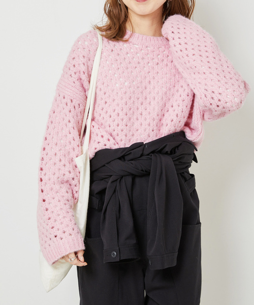 「Spick & Span」 長袖ニット FREE グレー レディース_画像4