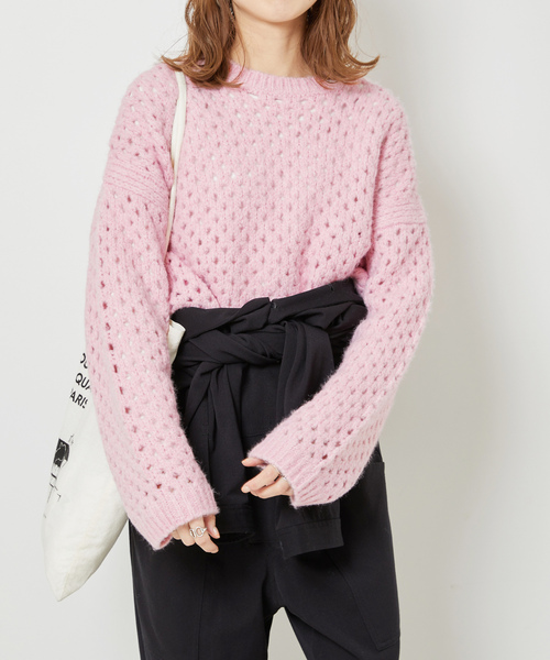 「Spick & Span」 長袖ニット FREE グレー レディース_画像7