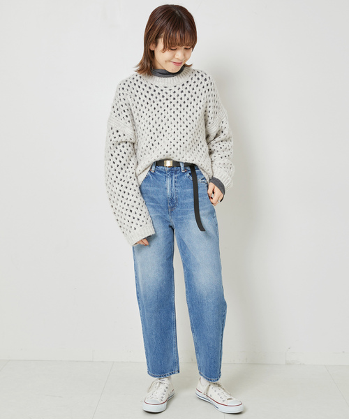 「Spick & Span」 長袖ニット FREE グレー レディース_画像9