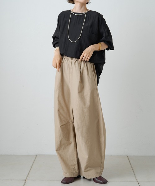 「Omekashi」 7分袖ブラウス FREE オフホワイト レディース_画像3