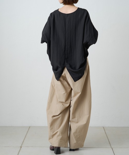 「Omekashi」 7分袖ブラウス FREE オフホワイト レディース_画像5