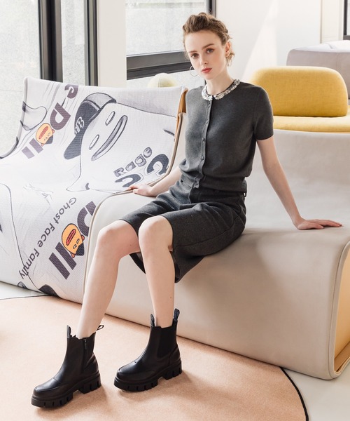 Bussola（ブソラ） ブーツ 「bussola」晴雨兼用サイドゴアショート