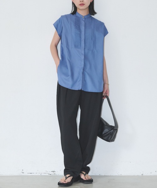 「Aunt Marie's」 半袖ブラウス FREE ブラック レディース_画像3