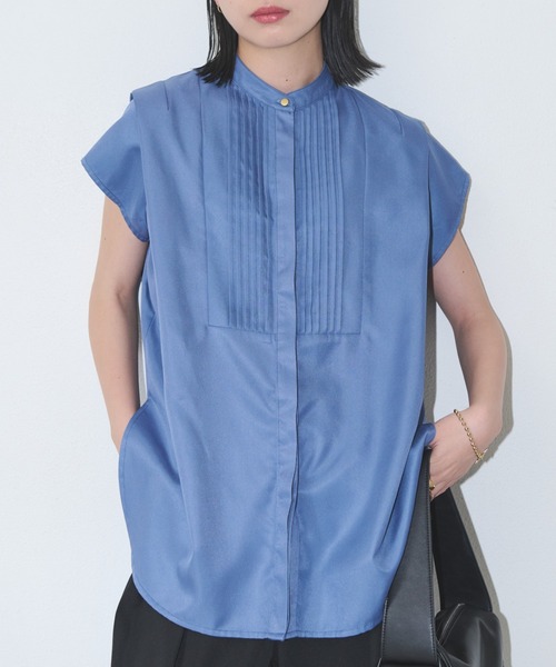 「Aunt Marie's」 半袖ブラウス FREE ブラック レディース_画像8