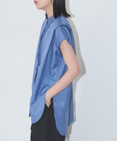 「Aunt Marie's」 半袖ブラウス FREE ブラック レディース_画像9