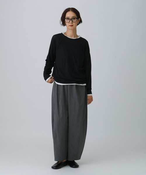 LEPSIM（レプシィム） tシャツ シアーメランジ長袖T 582469 レディース