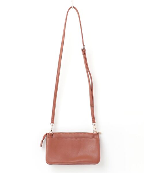 MARY QUANT カスタムメイド レザー バッグ ブラウン×ピンク MARY QUANT カスタムメイド レザー バッグ ブラウン×ピンク