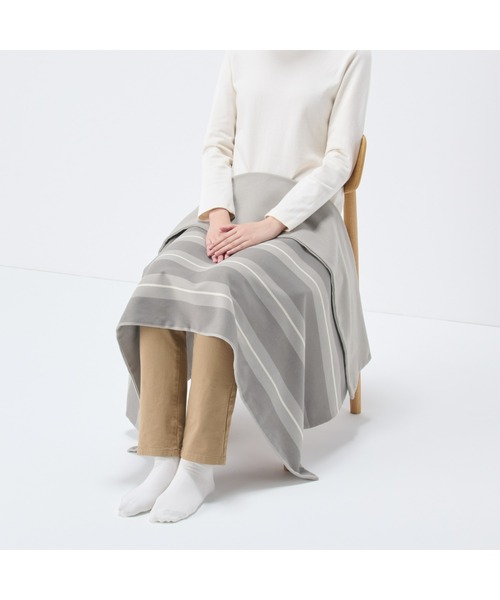 無印良品（MUJI） インテリア 綿フランネルひざ掛け 80×130cm