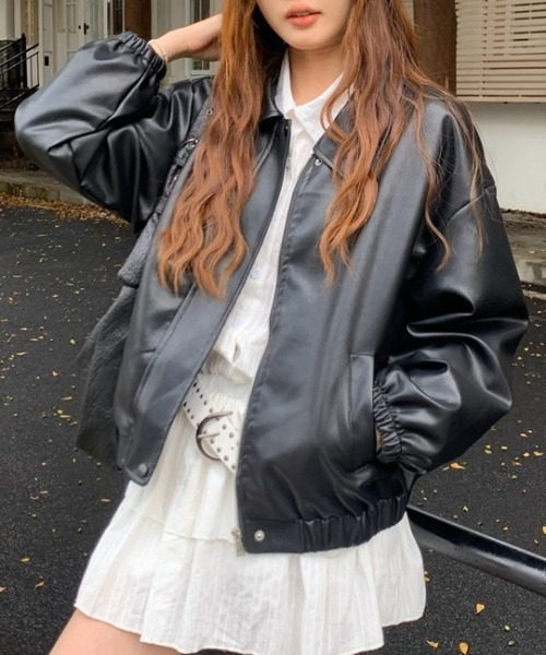 KOM（ドットコム） レザージャケット ライダース A'GEM/9 × 「.KOM