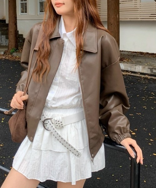 KOM（ドットコム） レザージャケット ライダース A'GEM/9 × 「.KOM