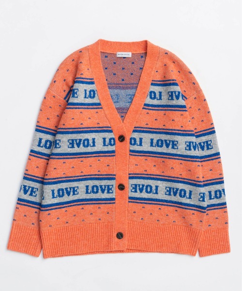 MAISON SPECIAL（メゾンスペシャル） カーディガン LOVE Jacquard