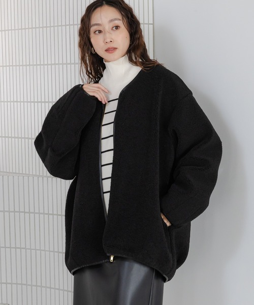 Elura（エルーラ） ブルゾン アウター ライトボアブルゾン/607994