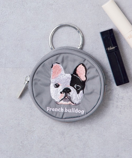 SETUP7（セットアップセブン） ポーチ 「SETUP7」アニマル刺繍 丸