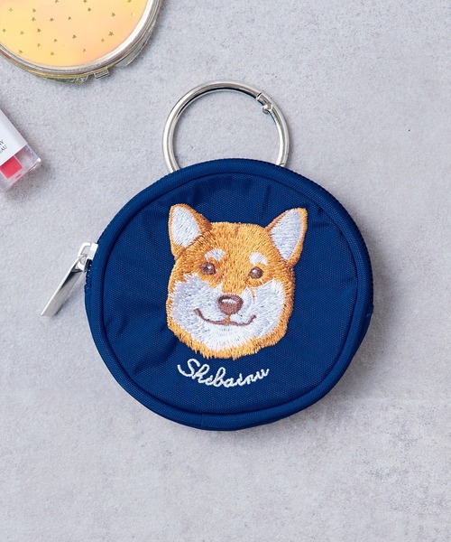SETUP7（セットアップセブン） ポーチ 「SETUP7」アニマル刺繍 丸
