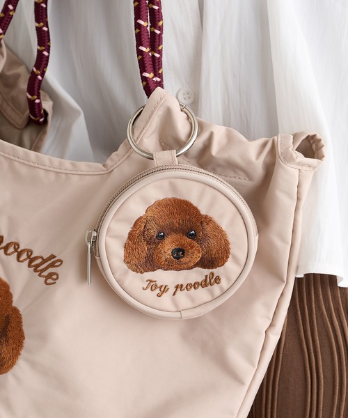 SETUP7（セットアップセブン） ポーチ 「SETUP7」アニマル刺繍 丸