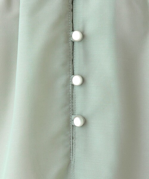 「Afternoon Tea」 7分袖ブラウス MEDIUM ブルー レディース_画像6