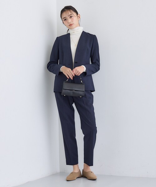 INDIVI（インディヴィ） スーツ 「洗える／通勤／スーツ」メランジ