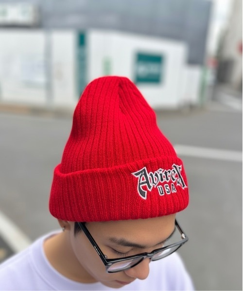AVIREX（アヴィレックス） ニット帽 ニットキャップ AVIREX