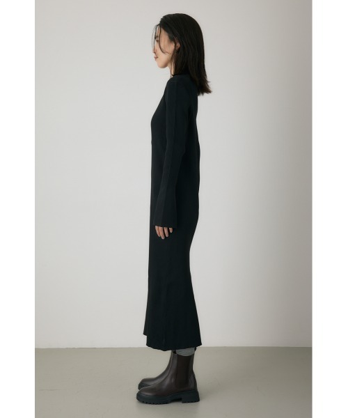 KiiiiiROさま専用 crie conforto ワンピース ポロリブニットワンピース ロングワンピース