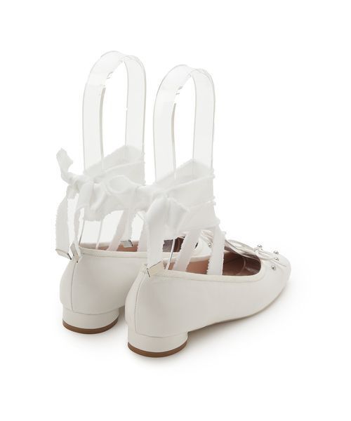 LILY BROWN（リリーブラウン） パンプス レースアップバレエシューズ