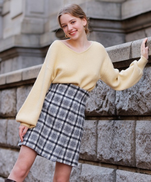 「AND COUTURE」 スカート MEDIUM レッド レディース_画像9