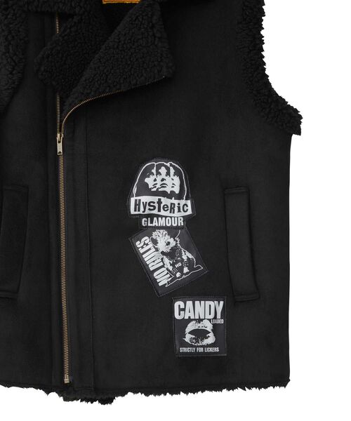 HYSTERIC GLAMOUR（ヒステリックグラマー） ベスト ジレ PUNK CUSTOM