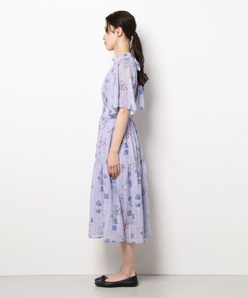 「axes femme POETIQUE」 半袖ワンピース MEDIUM グリーン レディース_画像5