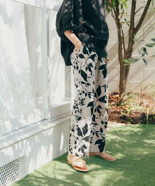 「URBAN RESEARCH DOORS」 イージーパンツ MEDIUM ベージュ系その他 レディース_画像7