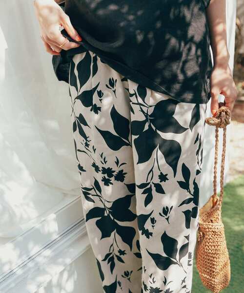 「URBAN RESEARCH DOORS」 イージーパンツ MEDIUM ベージュ系その他 レディース_画像9