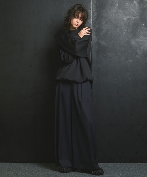 MAISON SPECIAL メゾンスペシャル　スポーティ　セットアップ　黒 MAISON SPECIAL（メゾンスペシャル） トレーナー スウェット 「UNISEX